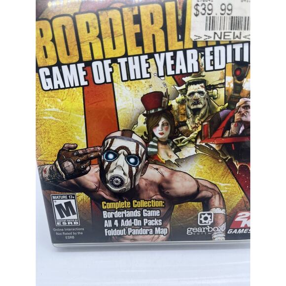 Borderlands: Game of the Year Edition Playstation 3 Complete W/ Poster - TESTED - Picture 2 of 8